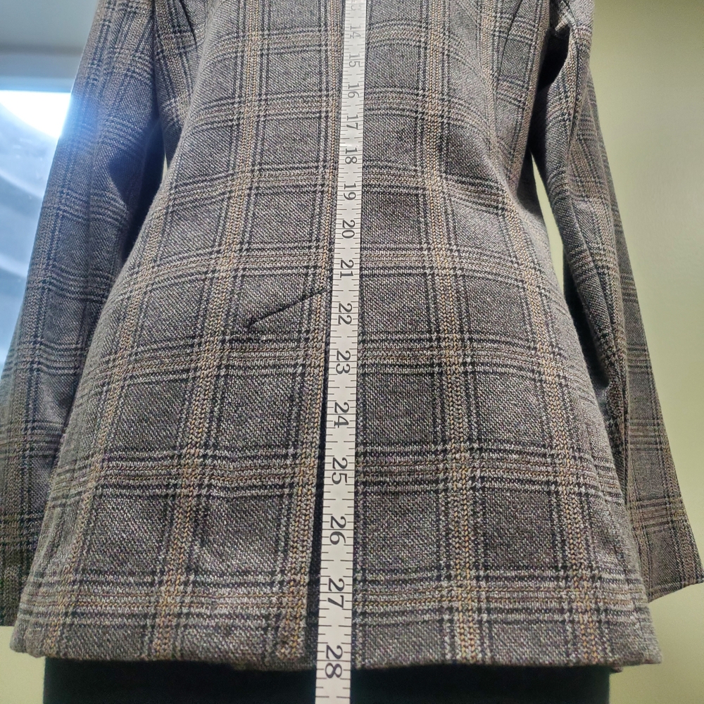Nine West Gray Checkered Blazer - Picture 3 of 5